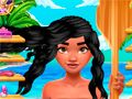 Spel Polynesisk Prinsessa: Riktiga Hårklipp på nätet