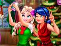 Spel Ladybug Och Elsas Julselfie på nätet