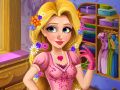 Spel Spa-dag för den blonda prinsessan på nätet