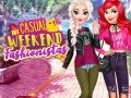 Spel Avslappnade weekendmodeikoner på nätet