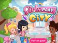 Spel Tjejer Spelar Stad på nätet