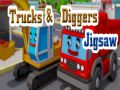 Spel Pussel Lastbilar och Grävare på nätet