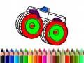 Spel Tillbaka till skolan: Monstertruck-färgning på nätet