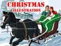 Spel Julillustration på nätet