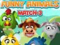 Spel Roliga Djur Match 3 på nätet
