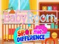 Spel Hitta skillnaderna i babyrummet på nätet