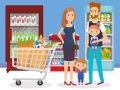 Spel Lycklig Shopping Pussel på nätet