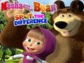 Spel Masha och Björnen: Hitta skillnaderna på nätet