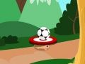 Spel Fotbollsmål på nätet