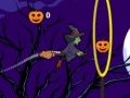 Spel Flygande häxa Halloween på nätet