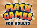 Spel Matematikspel för vuxna på nätet