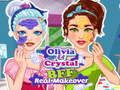 Spel Crystal och Olivia: Verklig Makeover för Bästa Vänner på nätet