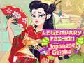 Spel Legendarisk mode av japansk geisha på nätet