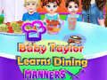 Spel Baby Taylor Lär Sig Bordsskick på nätet