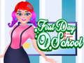 Spel Första skoldagen på nätet