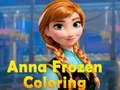 Spel Anna Fryst Färgande på nätet