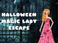 Spel Halloween Magiska Damens Flykt på nätet