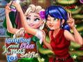 Spel Ladybug och Elsas juls selfie på nätet