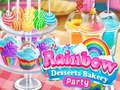 Spel Regnbågsdesserter Bageriparty på nätet