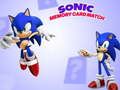 Spel Sonic: Minnesspel med Kort på nätet