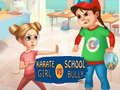 Spel Karate Tjej Mot Skolbully på nätet