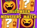 Spel Halloween Monsters Match på nätet