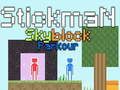 Spel Stickman Skyblock Parkour på nätet