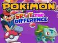 Spel Pokémon Hitta skillnaderna pÄ nÀtet Spel Pokémon Hitta skillnaderna pÄ nÀtet