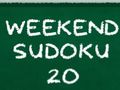 Spel Helg Sudoku 20 på nätet