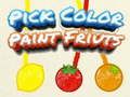 Spel VÀlj fÀrg MÄla frukter pÄ nÀtet Spel VÀlj fÀrg MÄla frukter pÄ nÀtet