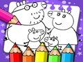 Spel Peppa Pig Målarbok på nätet Spel Peppa Pig Målarbok på nätet