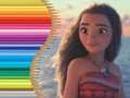 Spel Målarbok för Moana på nätet Spel Målarbok för Moana på nätet