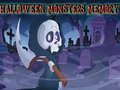 Spel Halloween Monster Minne på nätet