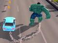 Spel Kedjad Bil vs Hulk på nätet Spel Kedjad Bil vs Hulk på nätet