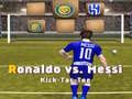 Spel Messi mot Ronaldo Kick Tac Toe på nätet