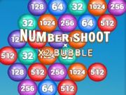 Spel Nummer Skott x 2 bubbla på nätet