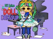Spel DIY Anime Docka Klä På på nätet