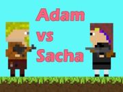 Spel Adam mot Sacha på nätet