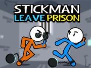 Spel Stickman Lämnar Fängelset på nätet