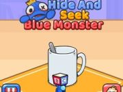Spel Gömma och söka: Blått monster på nätet