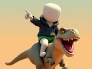 Spel Stickman. Dinosaur Arena på nätet