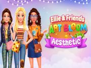 Spel Ellie och vänner konst blom estetik på nätet