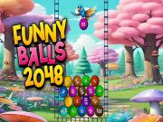 Spel Roliga bollar 2048 på nätet