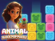 Spel Djurblock poppussel på nätet