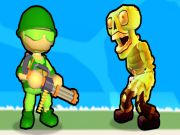 Spel Förstörelse av stickman zombie på nätet