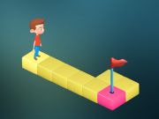 Spel 3D-isometriskt pussel på nätet