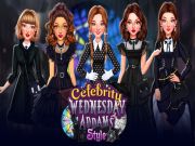 Spel Celebrity Wednesday Addams Style på nätet
