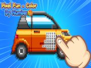 Spel Pixel rolig färg efter nummer på nätet