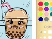 Spel Boba te målarbok för barn på nätet