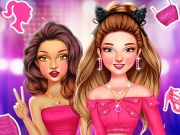 Spel Celebrity Barbiecore estetisk look på nätet